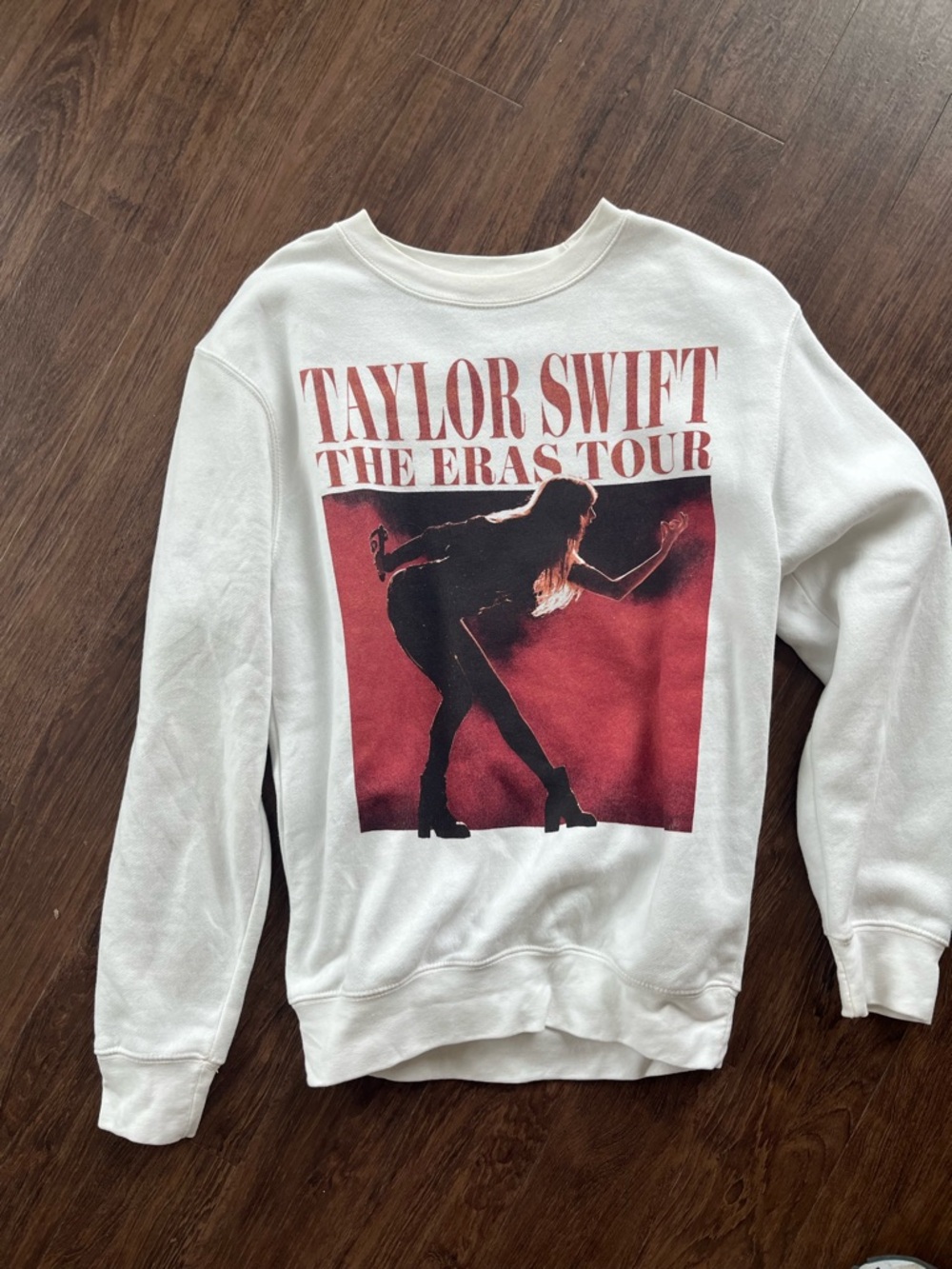 Taylor Swift The Eras Tour White Sweatshirt